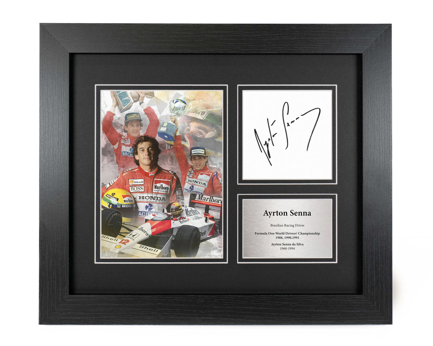 Ayrton Senna Preprint Display