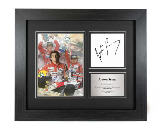 Ayrton Senna Preprint Display