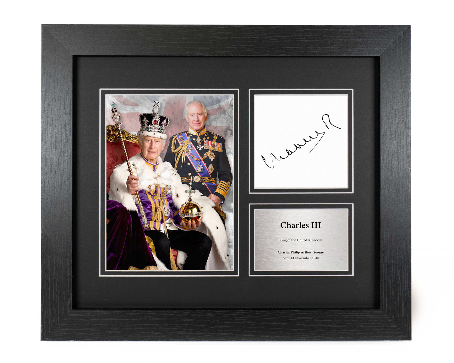 King Charles III Preprint Display