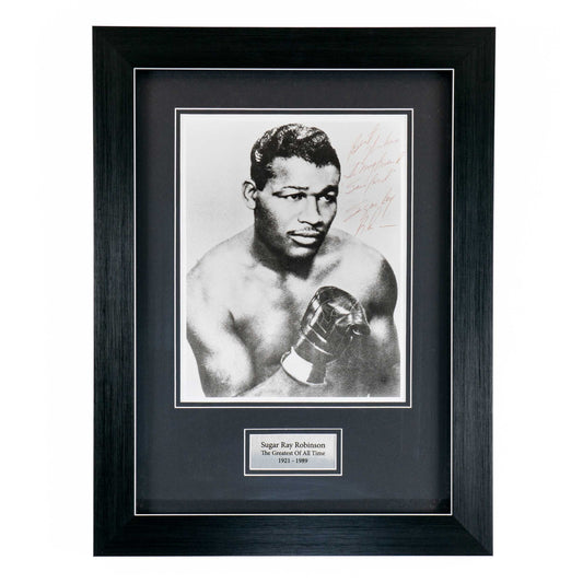 Sugar Ray Robinson - Signed