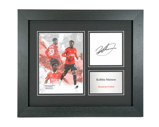 Kobbie Mainoo Manchester United Preprint Display