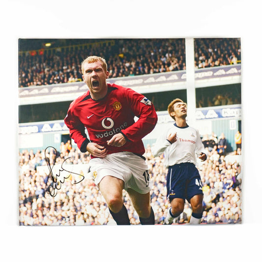 Manchester United - Paul Scholes - Signed Canvas