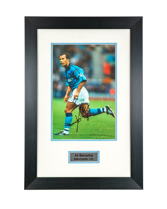 Ali Benarbia - Manchester City Signed Photo Display