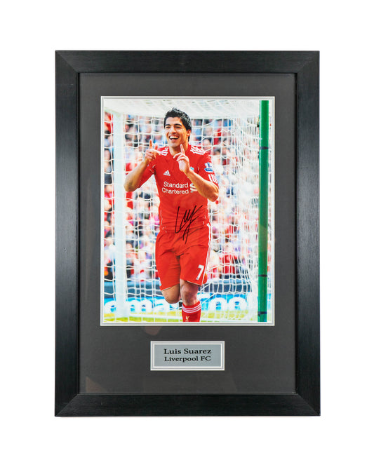 Luis Suarez - Liverpool FC Signed Photo Display