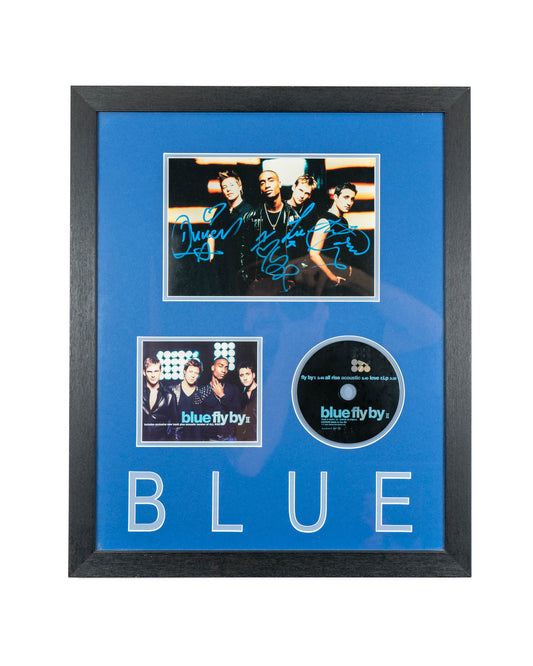 Blue - 'Fly By' Signed Album Display