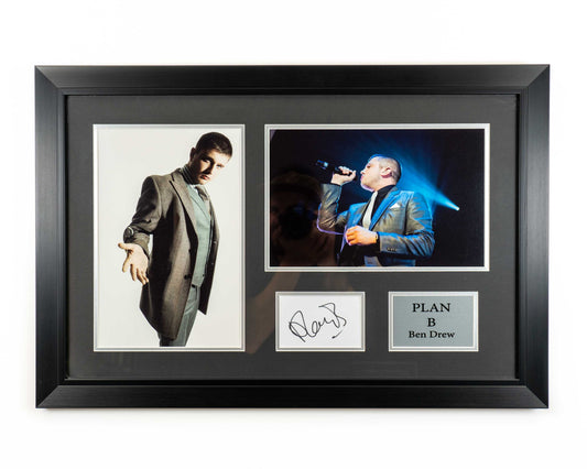 Plan B - Signed Card & Photo Framed Display