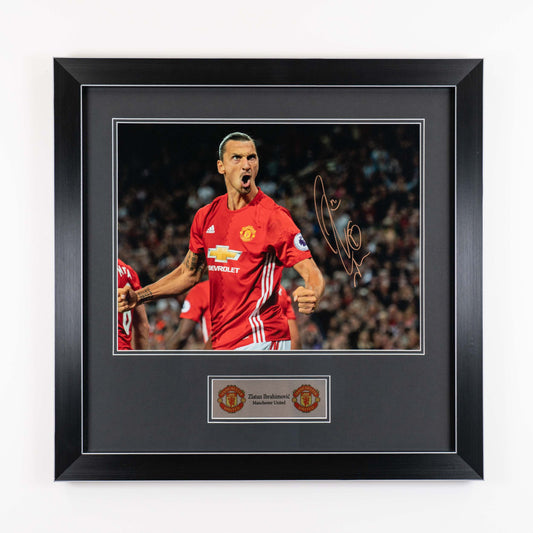 Zlatan Ibrahimovic - Manchester United Framed Display - Signed