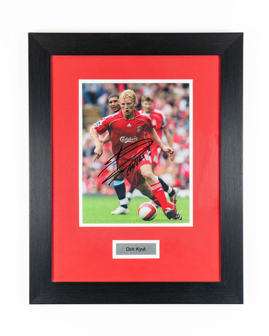 Dirk Kyut - Liverpool FC Signed Photo Display