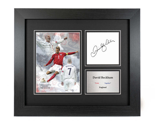 David Beckham England Preprint Display