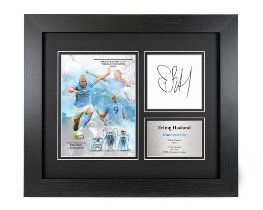 Erling Haaland Manchester City Preprint Display