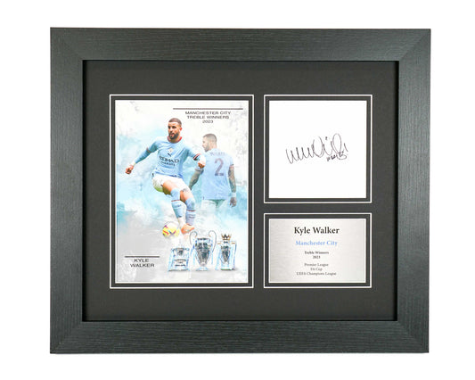 Kyle Walker Manchester City Preprint Display