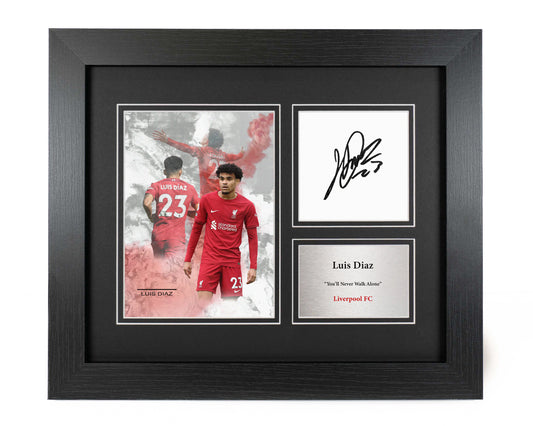 Luis Diaz Liverpool FC Preprint Display