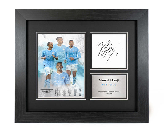 Manuel Akanji 2023/24 Manchester City Preprint Display