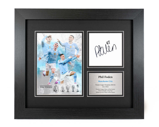 Phil Foden 2023/24 Manchester City Preprint Display