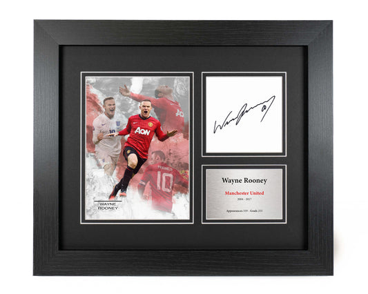 Wayne Rooney Manchester United Preprint Display